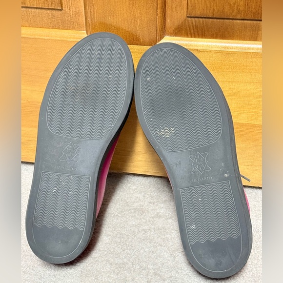 Undandy Men’s Custom Color block pink silver leather sneakers sz 11 - Picture 10 of 14